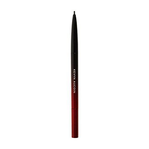 Kevyn Aucoin - The Precision Brow Pencil. Ultra-Slim Dark Brunette Brow Pencil and Brush for Eyebrow Shaping. 0.1 g