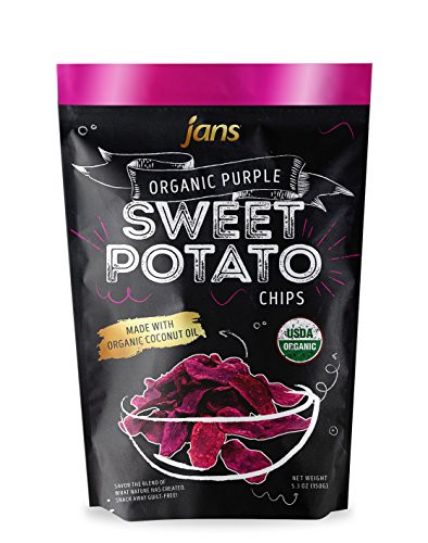 Jans Organic Sweet Potato Chips (Purple, 4.0 oz)