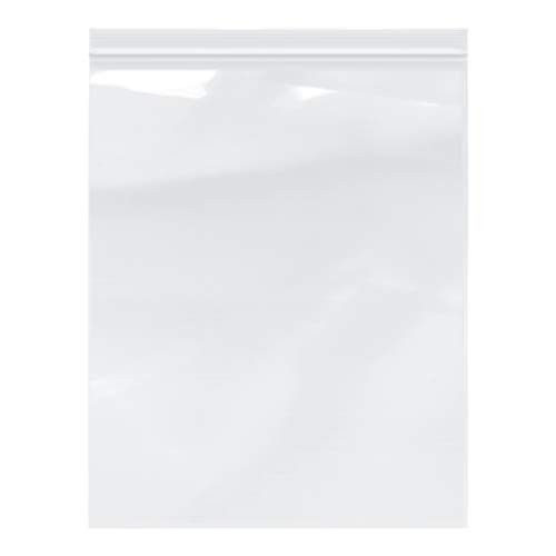 Plymor Heavy Duty Plastic Reclosable Zipper Bags, 4 Mil, 12" x 15" (Pack of 100)