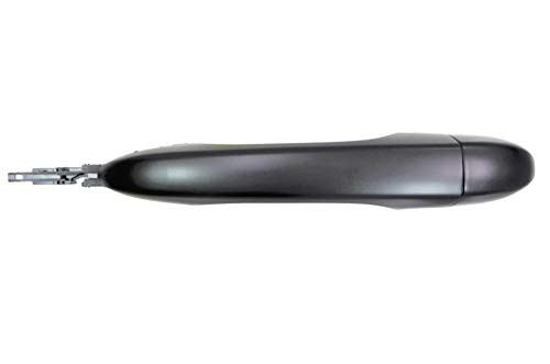 PT Auto Warehouse CH-3203P-RLK - Exterior Outer Outside Door Handle, Primed Black - Rear Left Driver Side