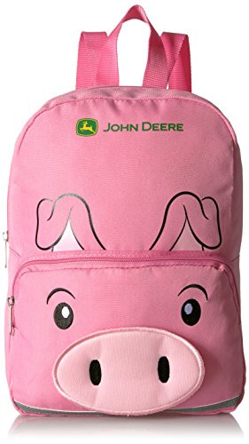 John Deere Kids Boys Girls Toddler Backpack, LIGHT PINK, One Size