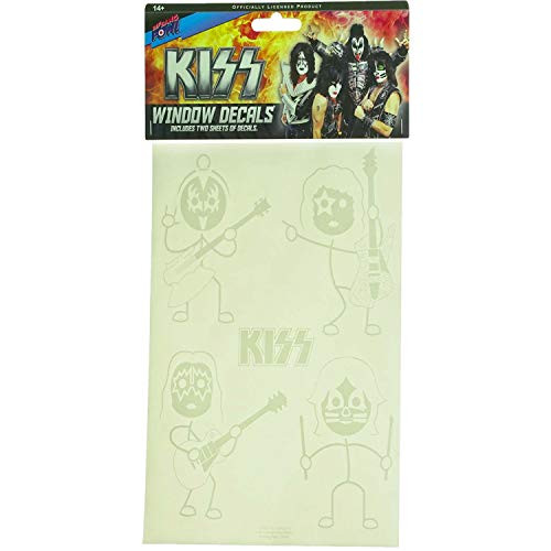 Bif Bang Pow! KISS Window Decals Set of 2 Sheets - Convention Exclusive