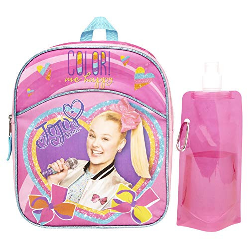 Jojo Siwa Backpack Combo Set - Jojo Siwa 3 Piece Backpack Set - Backpack, Water Bottle and Carabina (JoJo Mini) Jojo Siwa Backpack Combo Set - Jojo Siwa 3 Piece Backpack Set - Backpack, Water Bottle and Carabina (JoJo Mini)