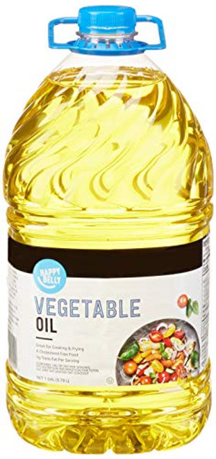 Amazon Brand - Happy Belly Vegetable Oil, 1 Gallon (128 Fl Oz) Amazon Brand - Happy Belly Vegetable Oil, 1 Gallon (128 Fl Oz)