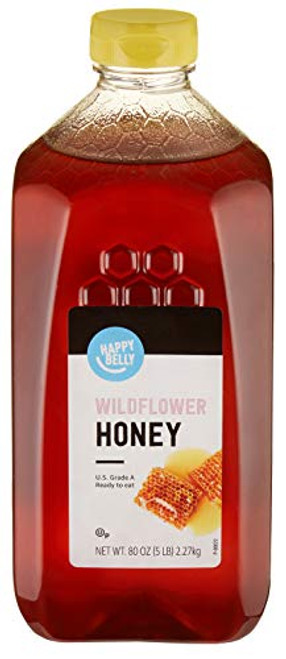 Amazon Brand - Happy Belly Wildflower Honey, 5lb (Previously Solimo) Amazon Brand - Happy Belly Wildflower Honey, 5lb (Previously Solimo)
