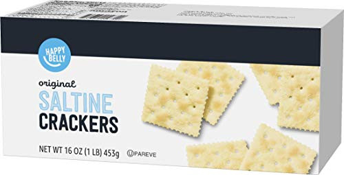 Amazon Brand - Happy Belly Original Saltine Crackers, 16 oz (Previously Solimo) Amazon Brand - Happy Belly Original Saltine Crackers, 16 oz (Previously Solimo)