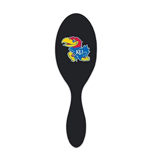 Worthy Promotional NCAA Kansas Jayhawks Salon Style Hair Brush with Ball Tipped Bristles