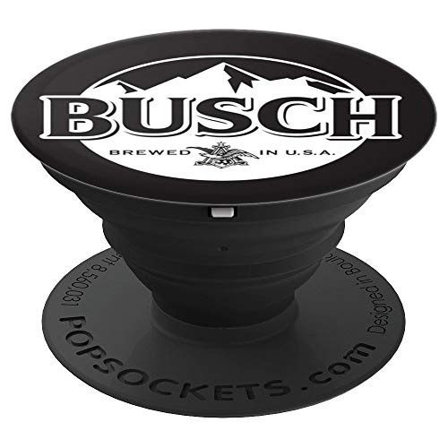 Busch Black PopSockets Stand for Smartphones & Tablets PopSockets Grip and Stand for Phones and Tablets