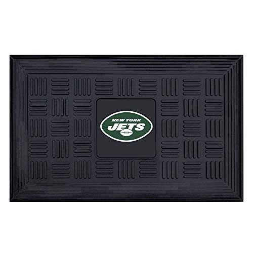 FANMATS - 11452 NFL New York Jets Vinyl Door Mat FANMATS - 11452 NFL New York Jets Vinyl Door Mat