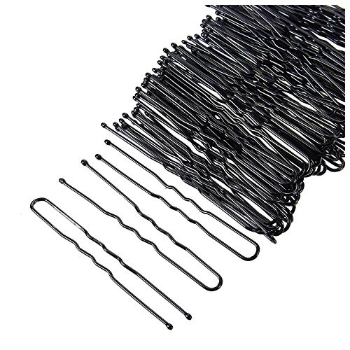 Hair Pins - 540-Count U-Shaped Hairpins, Bun Bobby Pins, Hair Clips for Updo Hairstyles, Hair Styling Accessories, Black, 2 Inches Hair Pins - 540-Count U-Shaped Hairpins, Bun Bobby Pins, Hair Clips for Updo Hairstyles, Hair Styling Accessories, Black, 2 Inches