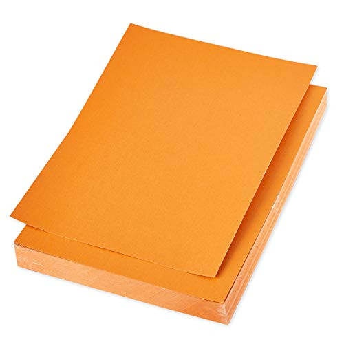 Orange Shimmer Stationery Paper, Letter Size (8.5 x 11 in, 96 Sheets)