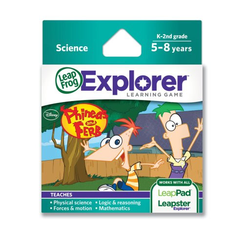 LeapFrog  Disney Phineas and Ferb Learning Game (Works with LeapFrog Tablets, LeapsterGS, and Leapster Explorer)