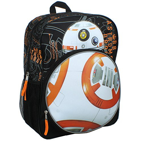 Star Wars Episode VII New Droid Bb8 16 inch Backpack with Lights and Sound!