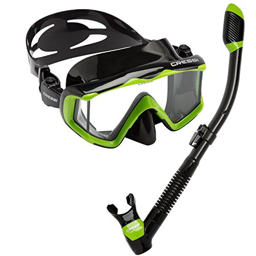 Cressi Pano 3 & Supernova Dry, Black/Lime Cressi Pano 3 & Supernova Dry, Black/Lime