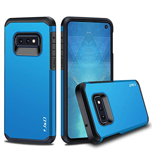J&D Case Compatible for Galaxy S10e Case, Heavy Duty [Dual Layer] Hybrid Shock Proof Rugged Bumper Case for Samsung Galaxy S10e Case - [Not for Galaxy S10 Plus/Galaxy S10/Galaxy S10 5G] - Blue