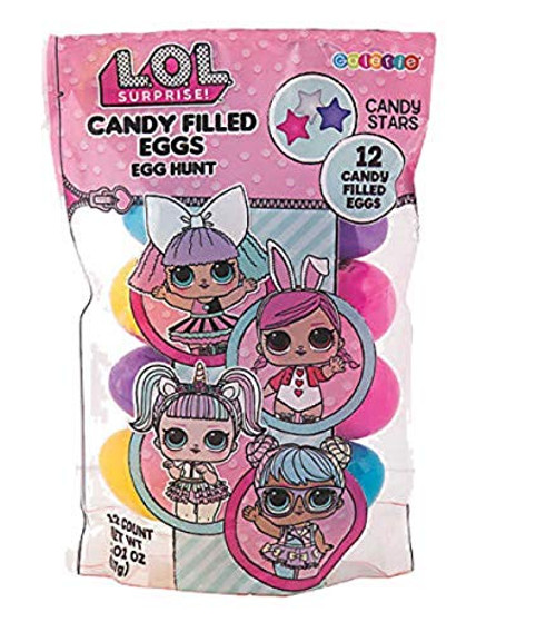 MGA LOL Easter Egg Hunt Eggs Filled with Candy! (12 Count) MGA LOL Easter Egg Hunt Eggs Filled with Candy! (12 Count)