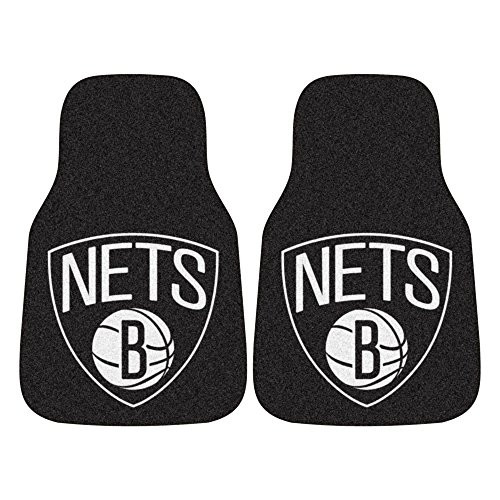 FANMATS NBA Brooklyn Nets Nylon Face Carpet Car Mat