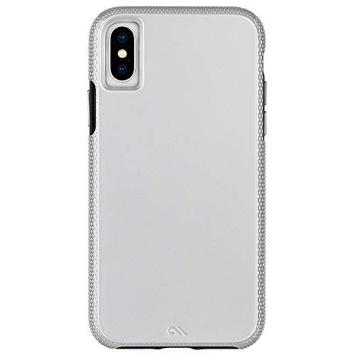 Case-Mate - iPhone XS Grip Case / iPhone X Grip Case - TOUGH GRIP - iPhone 5.8 - Silver/Black