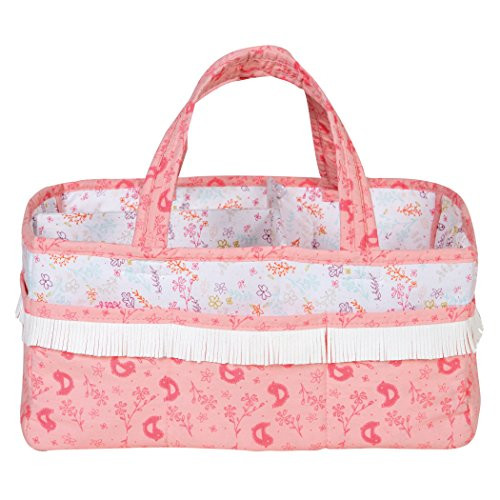 Trend Lab Wild Forever Storage Caddy, White/Pink