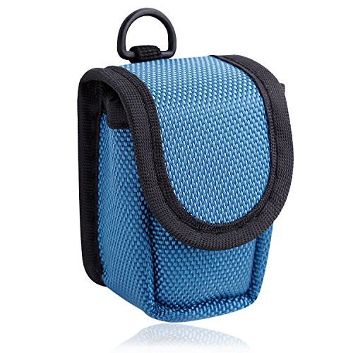 mibest Blue Pulse Oximeter Case - Nylon O2 Saturation Monitor Case - SPO2 Pulse Oximeter Carry Case - Portable Oxygen Sensor Carry Pouch - Fingertip Oximeter Case