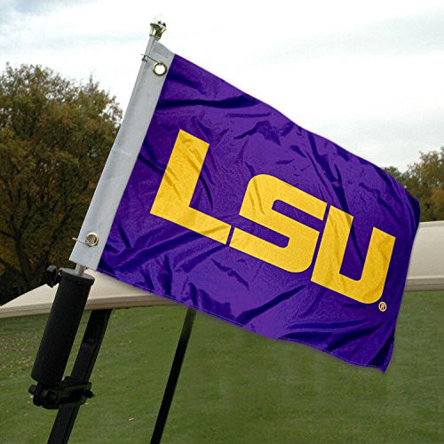 College Flags & Banners Co. LSU Golf Cart and Boat Flag College Flags & Banners Co. LSU Golf Cart and Boat Flag