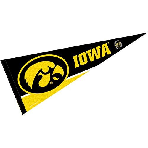 College Flags & Banners Co. Iowa Hawkeyes Pennant Full Size Felt