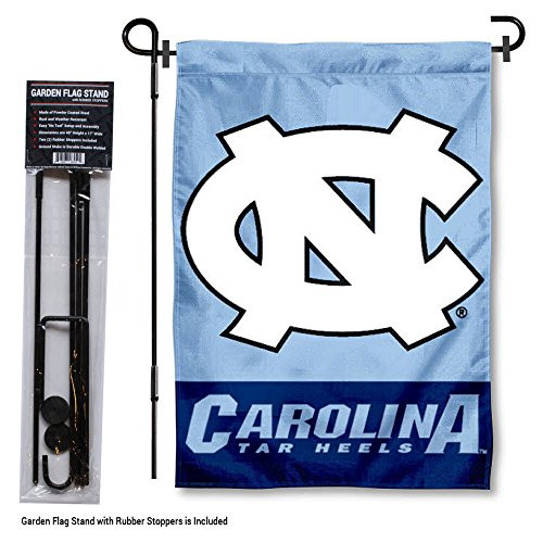 College Flags & Banners Co. North Carolina Tar Heels Garden Flag with Stand Holder College Flags & Banners Co. North Carolina Tar Heels Garden Flag with Stand Holder