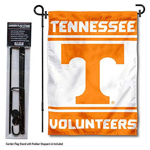 College Flags & Banners Co. Tennessee Volunteers Garden Flag with Stand Holder