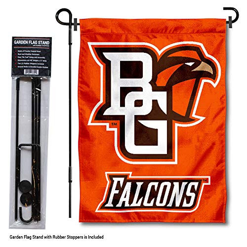 College Flags & Banners Co. Bowling Green State Falcons Garden Flag with Pole Stand Holder College Flags & Banners Co. Bowling Green State Falcons Garden Flag with Pole Stand Holder