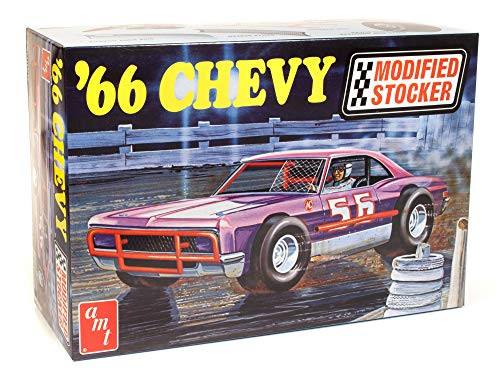 AMT 1966 Chevy Impala Modified Stocker 1/25 Scale Model Kit AMT 1966 Chevy Impala Modified Stocker 1/25 Scale Model Kit