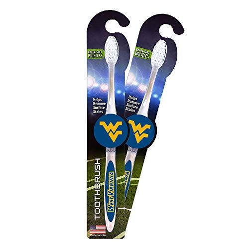 Worthy Promotional NCAA Ohio State Buckeyes Toothbrush 2-pack. Sturdy Design, Soft Bristles