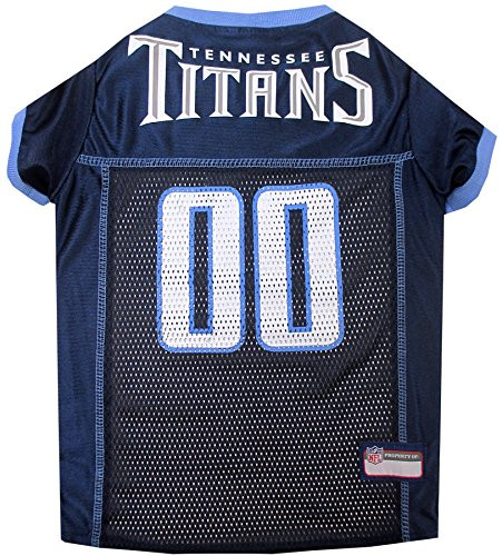 NFL TENNESSEE TITANS DOG Jersey, X-Small Shirt Apparel Jersey Cute Outfit for DOGS or CATS & Small Animals