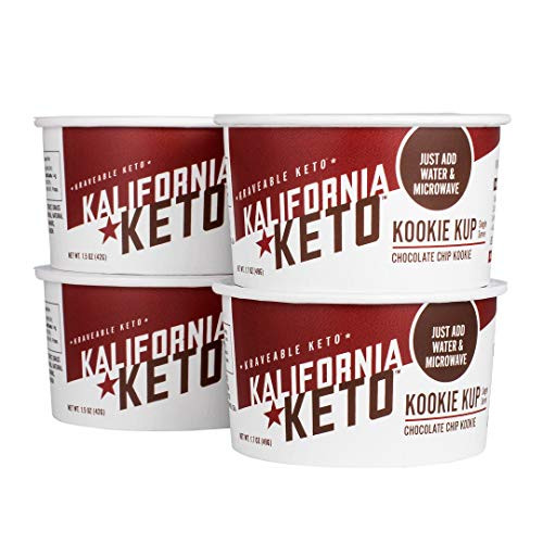 Kalifornia Keto - Keto Cookie Cups - 1.7oz Chocolate Chip Cookie Cup (Pack of 4) Kalifornia Keto - Keto Cookie Cups - 1.7oz Chocolate Chip Cookie Cup (Pack of 4)