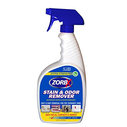 ZORBX Extra Strength Stain and Odor Remover Non-Toxic and Biodegradable Stain Remover is Safe for All with No Harsh Chemicals, Perfumes or Fragrances (24oz) ZORBX Extra Strength Stain and Odor Remover Non-Toxic and Biodegradable Stain Remover is Safe for All with No Harsh Chemicals, Perfumes or Fragrances (24oz)