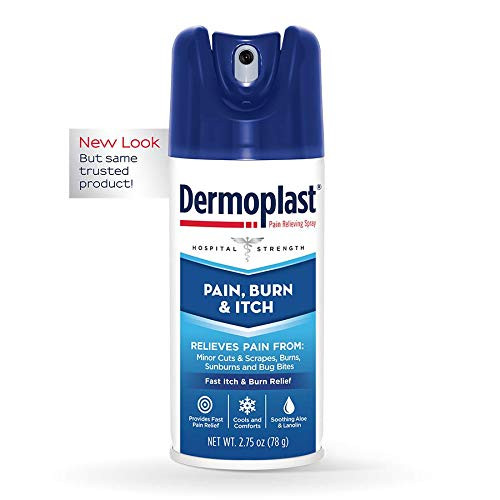 Dermoplast Pain & Itch Spray, 2.75 Ounce Can (Packaging May Vary) Dermoplast Pain & Itch Spray, 2.75 Ounce Can (Packaging May Vary)