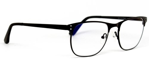 Computer Glasses by Phonetic Eyewear Charlie in Black with Blue Light Protection by Phonetic Eyewear