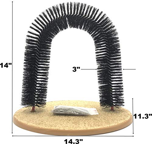 Arch Cat Groom Self Grooming Cat Toy Cat Self Groomer, Massager and Cat Scratcher