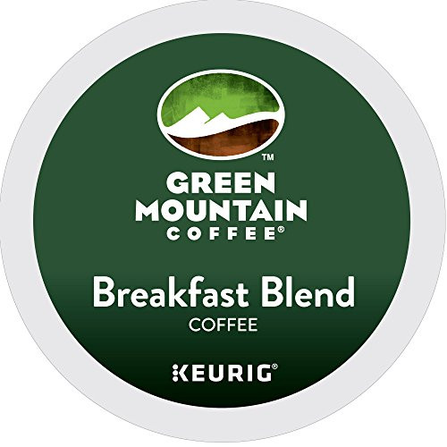 Green Mountain Coffee Breakfast Blend Single-Serve Keurig K-Cup Pods, Light Roast Coffee, 12 Count