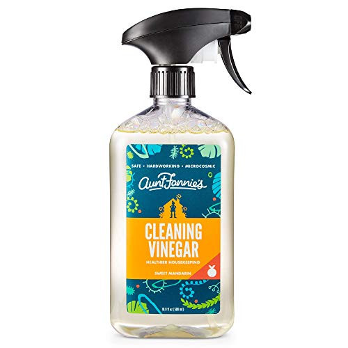 Aunt Fannie's All Purpose Cleaning Vinegar 16.9 Ounces; Multipurpose Surface Spray Cleaner (Sweet Mandarin)