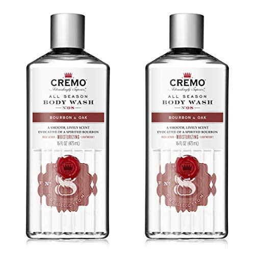 Cremo Rich-Lathering Bourbon & Oak Body Wash, A Sophisticated Blend of Distillers Spice, Fine Bourbon and White Oak, 16 Oz (2-Pack) Cremo Rich-Lathering Bourbon & Oak Body Wash, A Sophisticated Blend of Distillers Spice, Fine Bourbon and White Oak, 16 Oz (2-Pack)