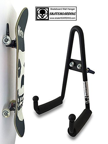 Grab & Go Skateboard Longboard Wall Hanger Storage Mount Rack
