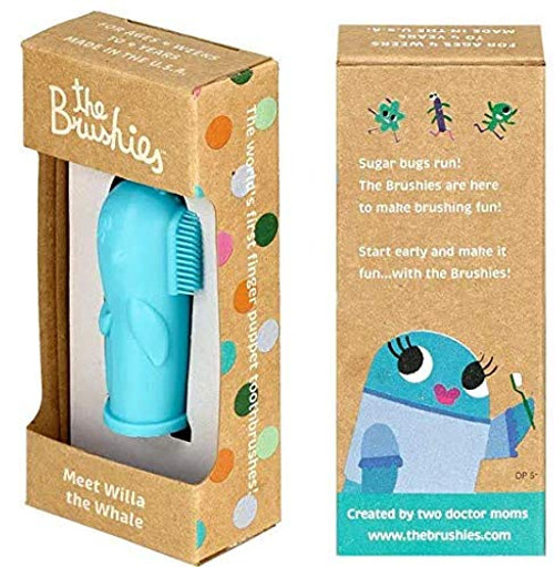 The Brushies Baby & Toddler Toothbrush, Willa The Whale The Brushies Baby & Toddler Toothbrush, Willa The Whale