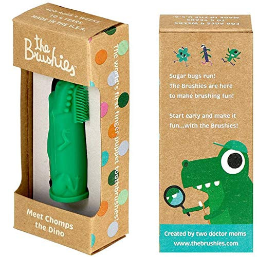 The Brushies Baby & Toddler Toothbrush, Chomps The Dino The Brushies Baby & Toddler Toothbrush, Chomps The Dino