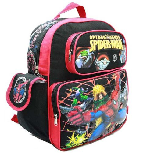 Backpack - Marvel - Spiderman - Large Backpack - w/Enemies