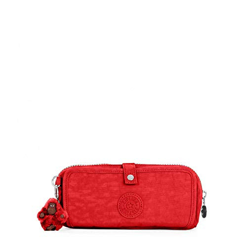 Kipling Wolfe Pencil Pouch Cherry