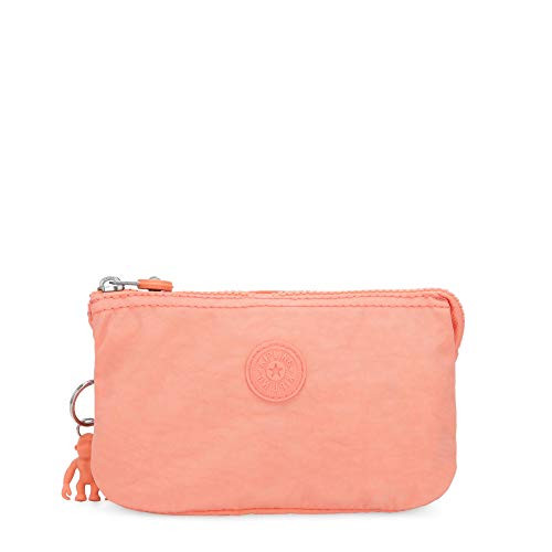 Kipling Creativity Large Pouch, Peachy Coral