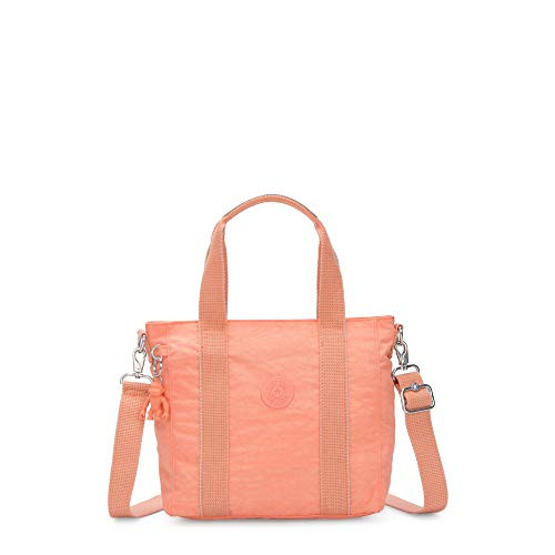 Kipling Asseni Mini Tote Bag, Peachy Coral