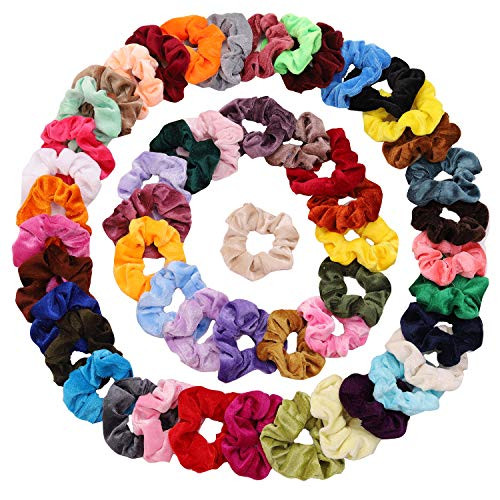 Hair Scrunchies Velvet Scrunchies Set Elastic Hair Bands Scrunchies Hair Ties Ropes Scrunchies for Women Girls Hair Accessories 52 Pack Hair Scrunchies Velvet Scrunchies Set Elastic Hair Bands Scrunchies Hair Ties Ropes Scrunchies for Women Girls Hair Accessories 52 Pack