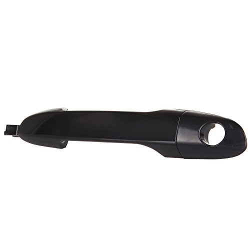 TUPARTS Exterior Door Handle Black Front Driver Left Side Replacement for 2004-2009 for Kia Spectra