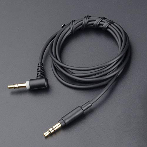 Replacement Headphones Audio Cable Cord Compatible with for Sony Sony MDR-10R / MDR-100ABN / MDR-1A / MDR-XB950B1 / MDR-1000X / MDR-1ADAC Headphones - Black